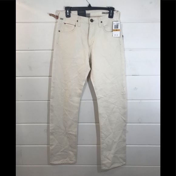 Citizens Of Humanity Other - Citizens of Humanity mens cream straight leg jeans